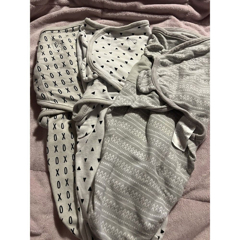 Swaddle Me Lot Of 3 Small/Medium Baby‎ Swaddles